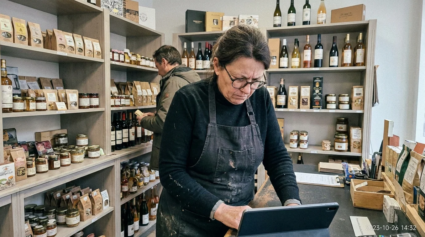 Scène du quotidien, Commerce & distribution