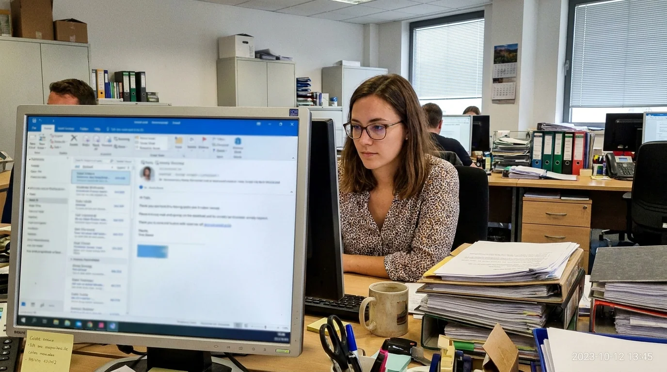 Scène du quotidien, RH & paie & administratif