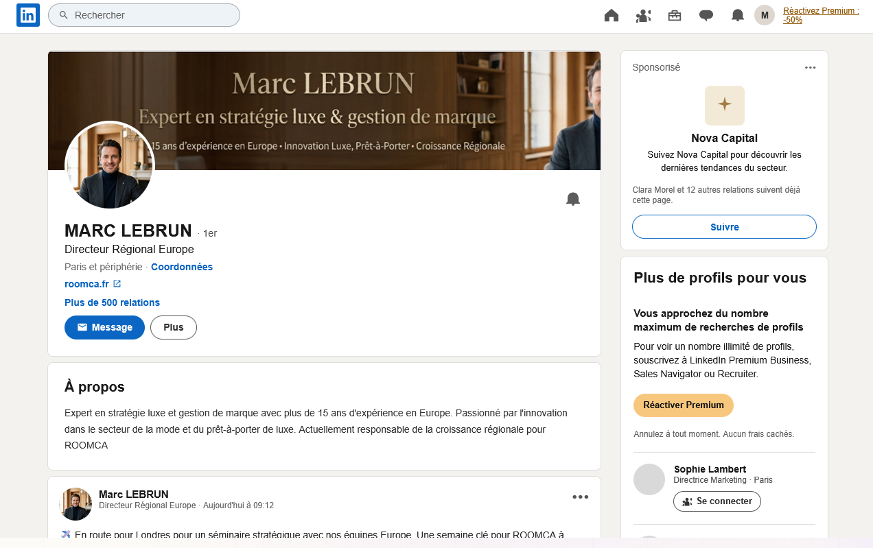 Scénario en cours : l’apprenant vit l’attaque dans une interface reproduite